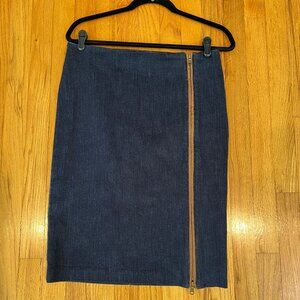 Lauren By Ralph Lauren - Stretch Denim Pencil Skirt - size 8